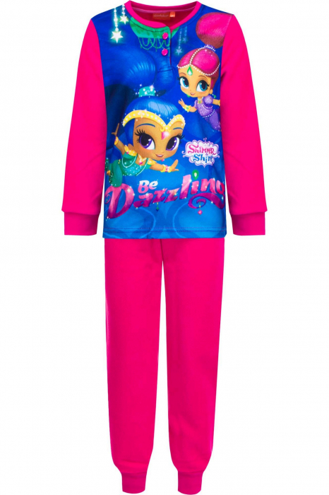 Pijamale lungi Shimmer&Shine hq7757,culoare Fucsia, 6 ani [1]