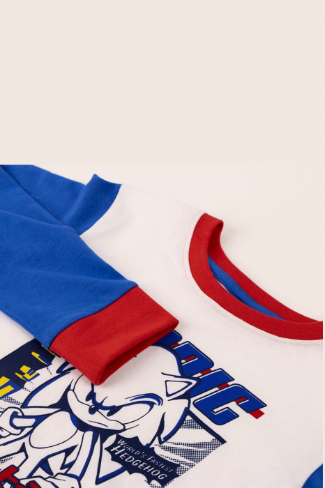 Pijamale lungi Sonic World's faster hedgehog [5]