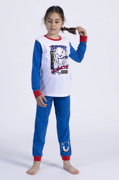Pijamale lungi Sonic World's faster hedgehog [1]