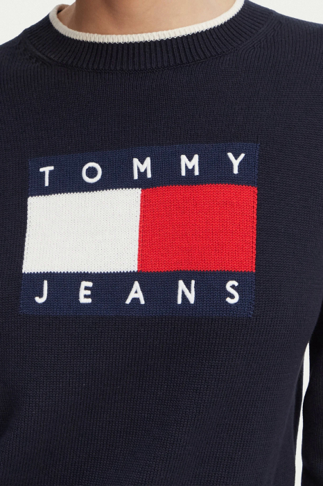 Pulover dama Tommy Jeans Intarsia Flag Badge DW0DW22316 [4]