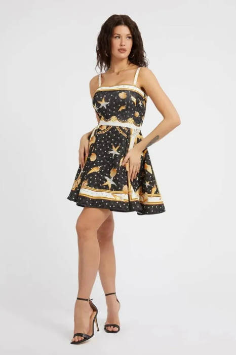 Guess dress with a nautical print and flared silhouette [3]