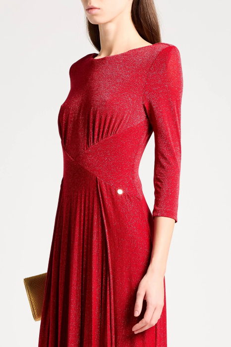 Rochie maxi dama Liu Jo cu efect glitter JF3041J1923 [3]