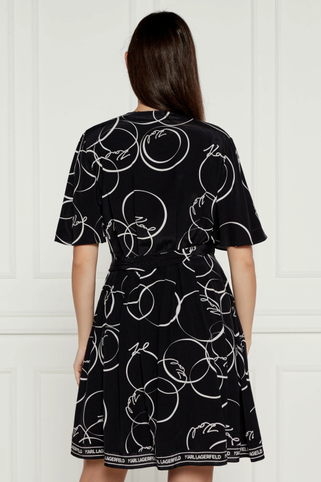 Rochie  Karl Lagerfeld mini evazata 245W1304 [2]