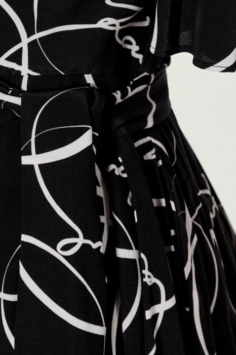 Rochie  Karl Lagerfeld mini evazata 245W1304 [5]