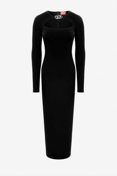 Rochie eleganta Milano cu placa metalica ovala cu D [10]