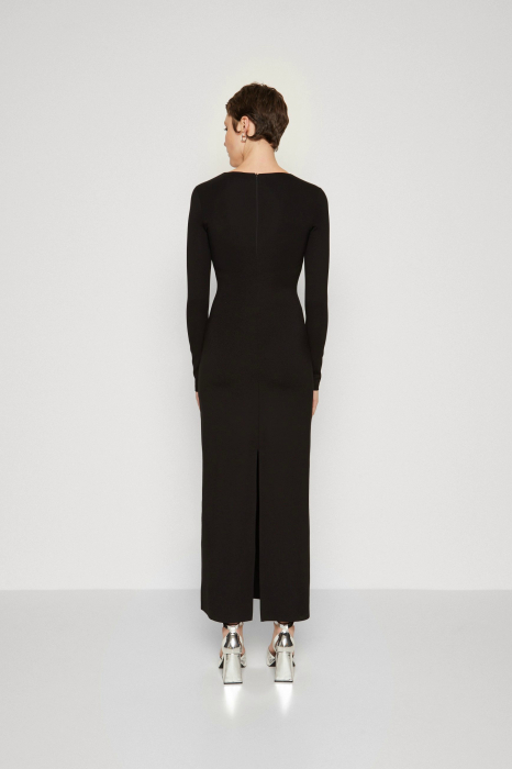 Rochie eleganta Milano cu placa metalica ovala cu D [7]