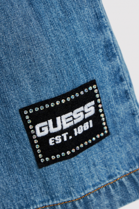 Rochie din denim guess J1YK15 [6]