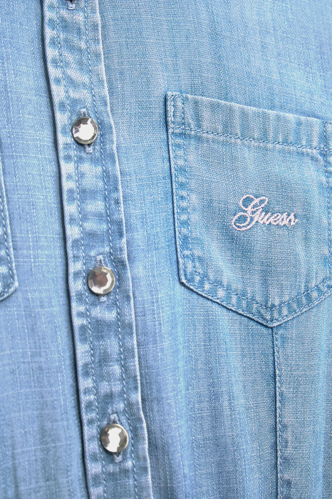 Ruffled denim dress J4RK36 [4]