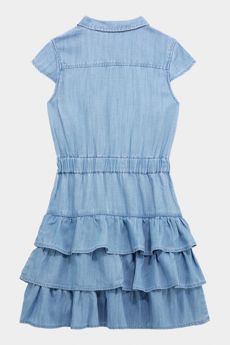Ruffled denim dress J4RK36 [2]