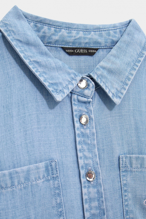 Ruffled denim dress J4RK36 [3]