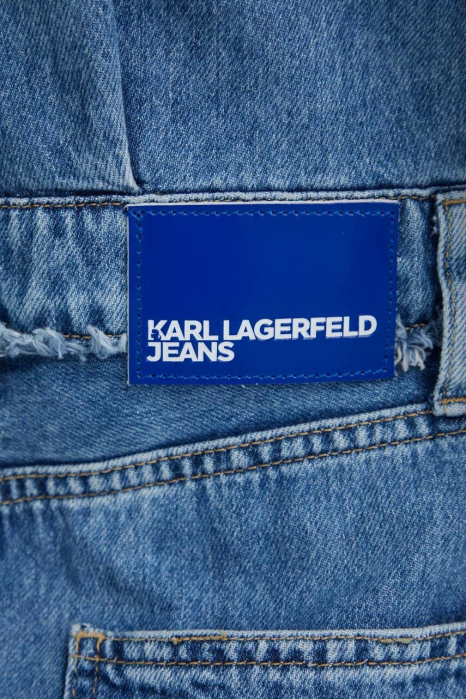 Rochie de denim Karl Lagerfeld Jeans cu aspect 2in1 [5]