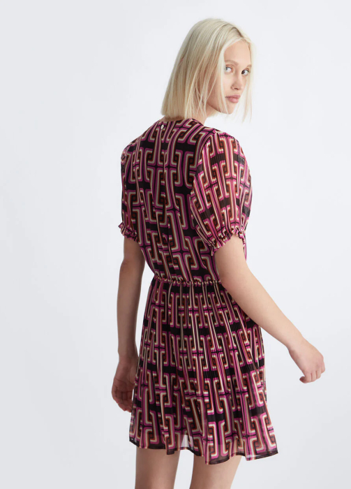 Rochie mini cu volane Liu Jo WF3185T4050 [4]