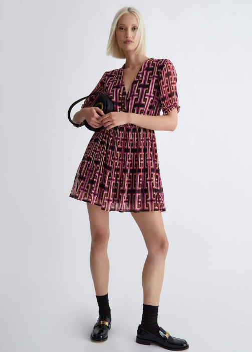 Rochie mini cu volane Liu Jo WF3185T4050 [5]