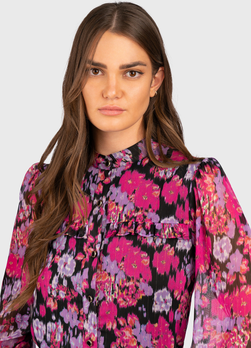 Rochie mini cu volane Liu Jo WF3141T3607 [4]