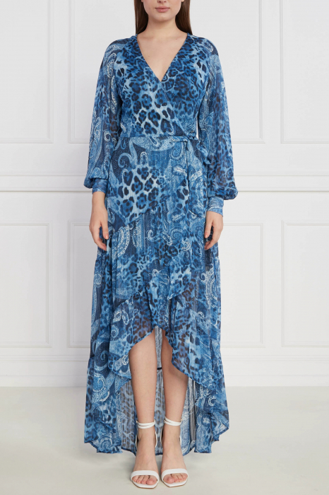 Guess asymmetric dress with paisley print W3YK48 [5]