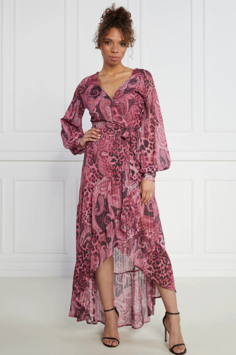Guess asymmetric dress with paisley print W3YK48 [8]