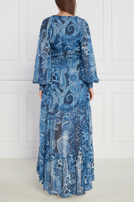Guess asymmetric dress with paisley print W3YK48 [8]
