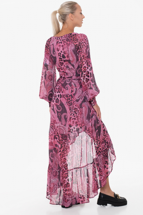 Guess asymmetric dress with paisley print W3YK48 [2]