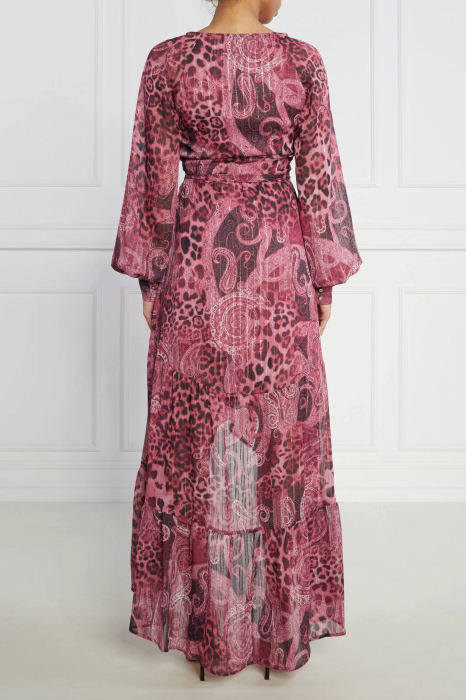Guess asymmetric dress with paisley print W3YK48 [6]