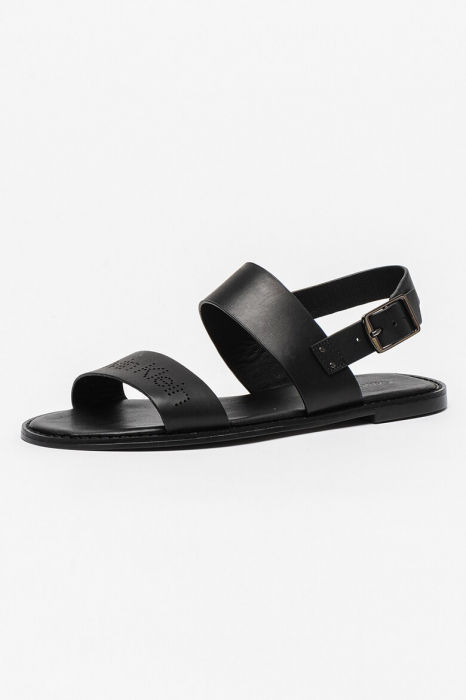 Sandale Calvin Klein de piele cu logo [3]