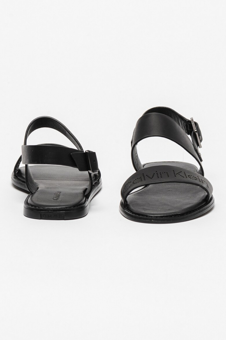 Sandale Calvin Klein de piele cu logo [5]