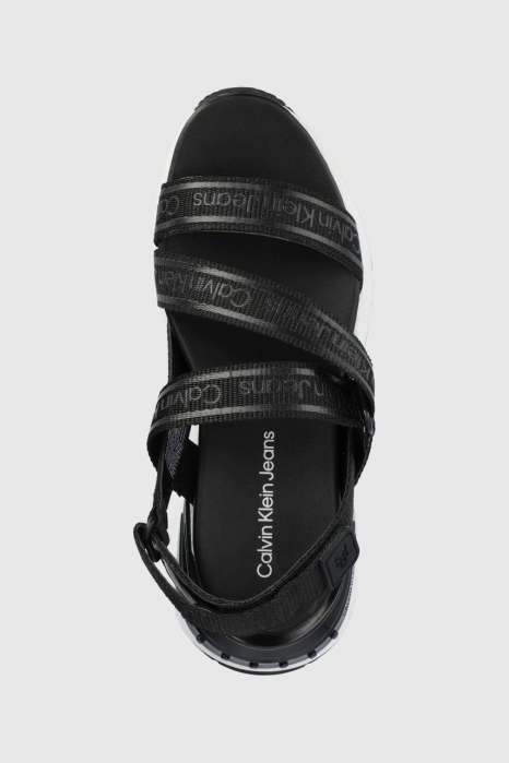 Sandale Calvin Klein jeans cu talpa flatform si logo [2]
