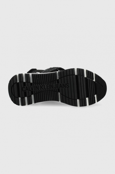 Sandale Calvin Klein jeans cu talpa flatform si logo [3]