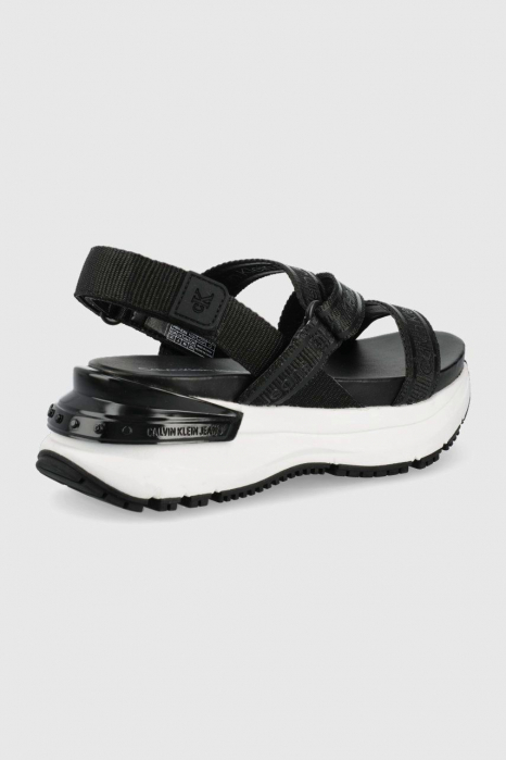 Sandale Calvin Klein jeans cu talpa flatform si logo [5]