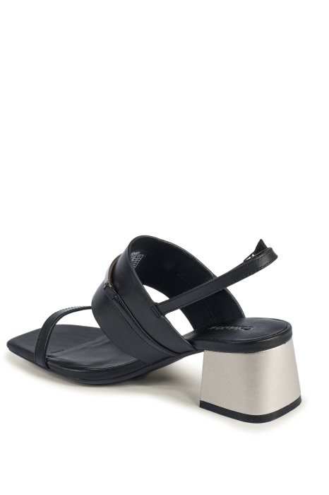 Sandale Calvin Klein Heel Sandal 45 Met Bar Lth HW0HW02012 [5]