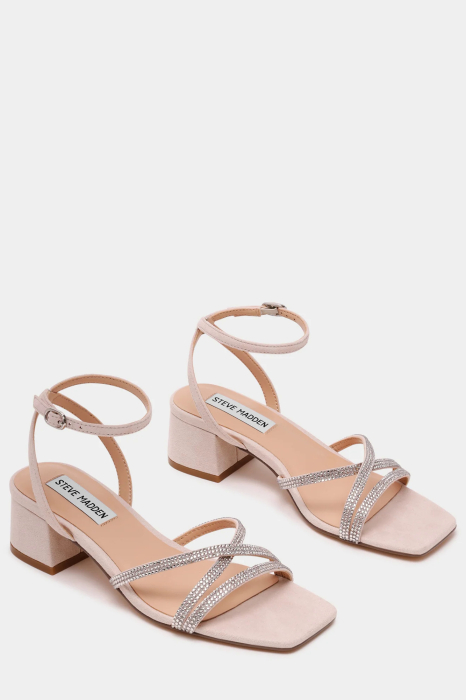 Steve Madden Women's Suede Sandals with Rhinestones 11003037135 [2]