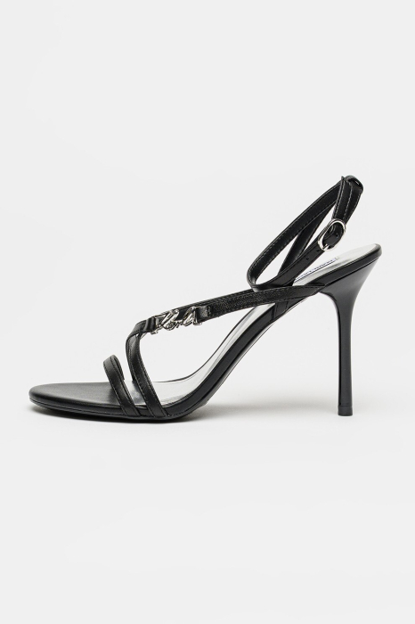 Sarabande Karl Lagerfeld Leather Stiletto Sandals kl30906s [2]