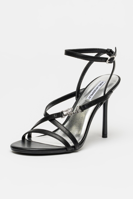 Sarabande Karl Lagerfeld Leather Stiletto Sandals kl30906s [4]