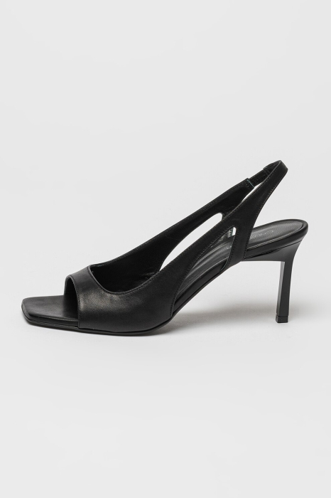 Sandale Calvin Klein slingback de piele cu toc stiletto [1]