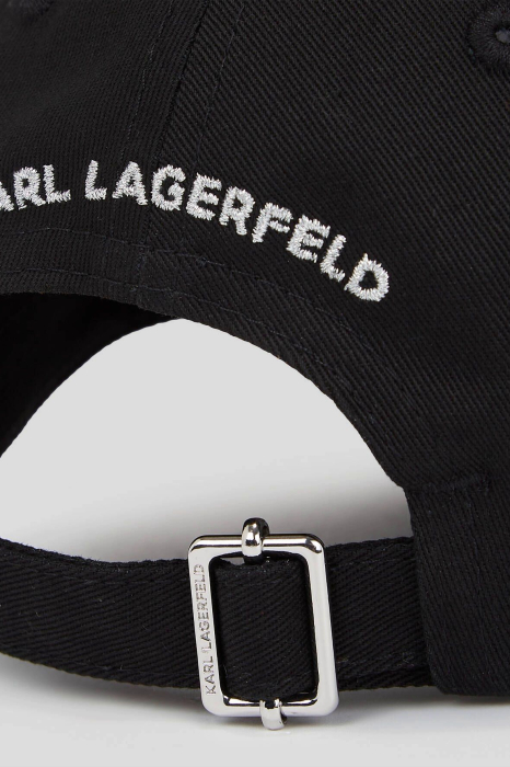 Karl Lagerfeld women's hat with Choupette rhinestone appliqué [5]