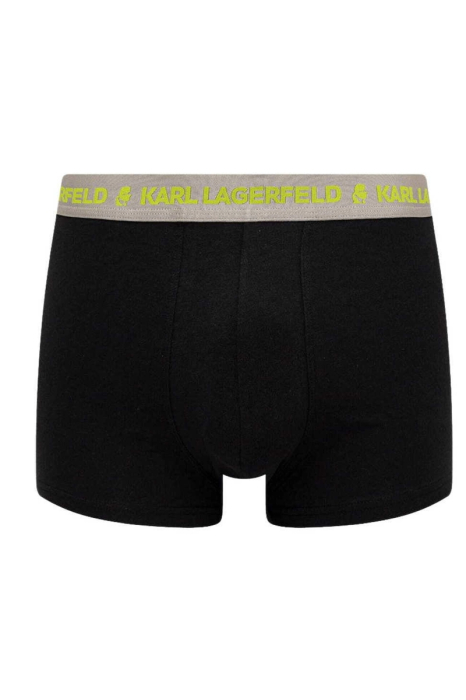Set 3 boxeri negri din bumbac organic Karl Lagerfeld 225M2107 [4]