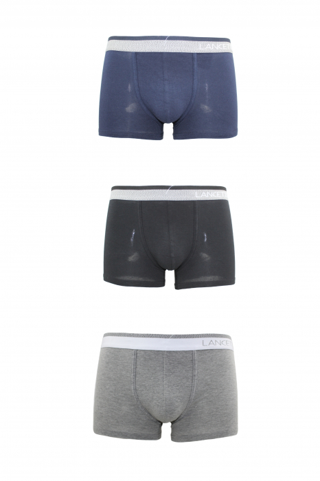 Set 3 boxeri barbati Lancetti, Multicolor, Marime XL [1]