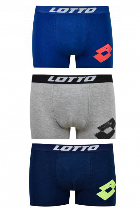 Set 3 boxeri baieti, lotto, LB4010, Multicolor [1]