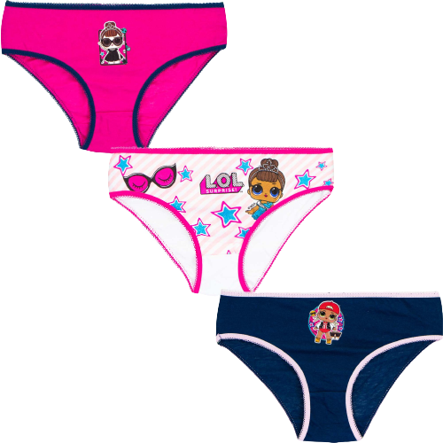 Set 3 chiloti fete,LOL Surprise, Multicolor,marime 5/6 ani [1]