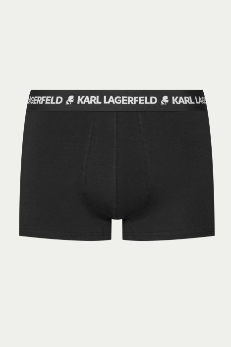 Set 3 boxeri negri din bumbac organic Karl Lagerfeld A1M47151 [4]