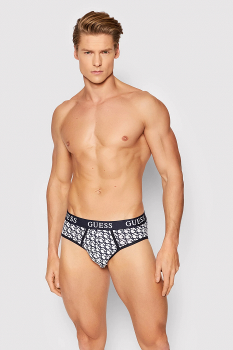 Set 3 perechi slip Guess cu banda logo elastica [5]
