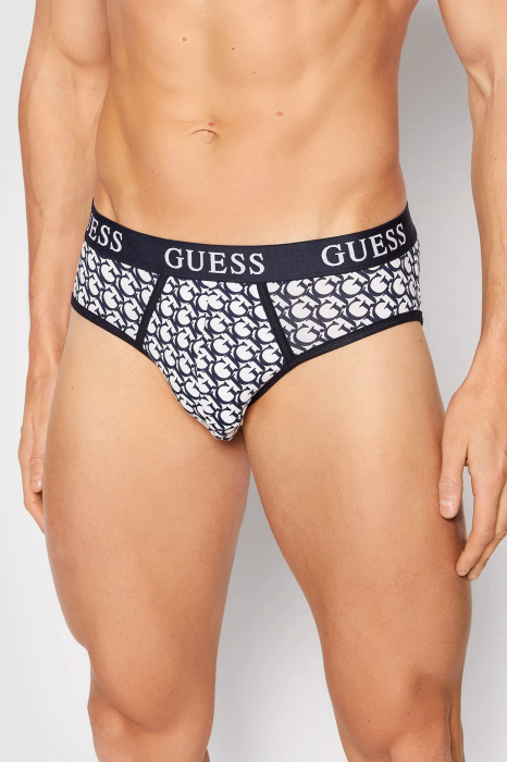 Set 3 perechi slip Guess cu banda logo elastica [4]