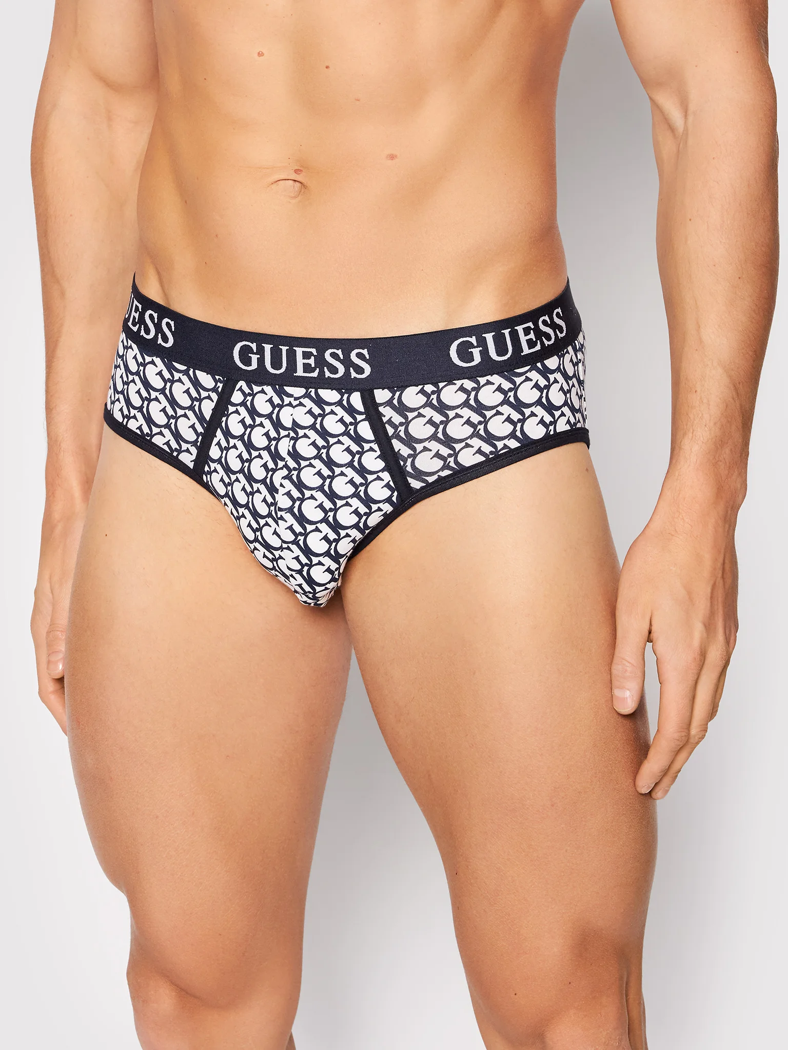 Set 3 perechi slip Guess cu banda logo elastica [2]