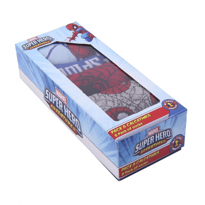 Set 5 sosete baieti Spiderman [3]