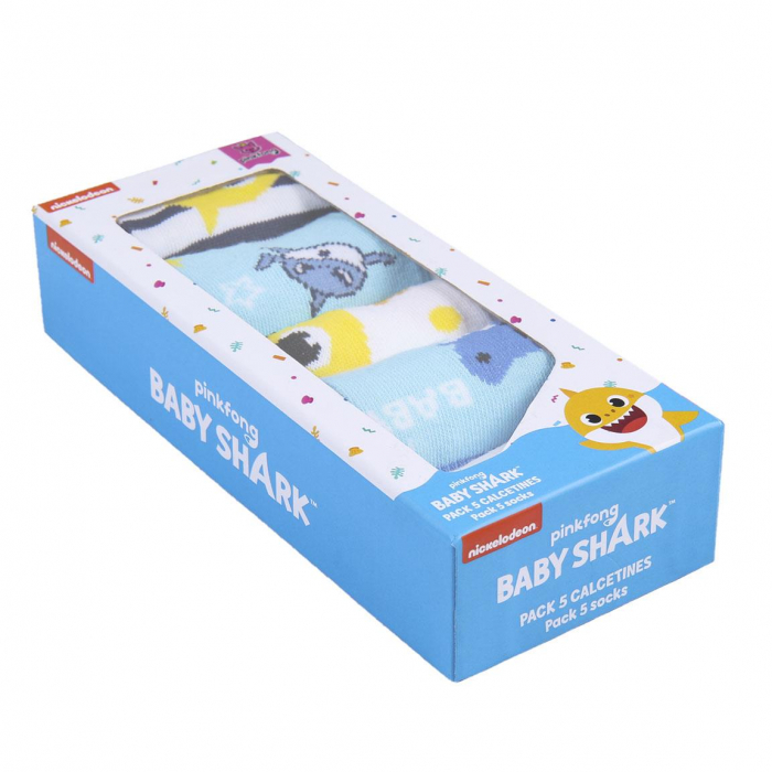 Set 5 Sosete bebe Baby Shark [3]