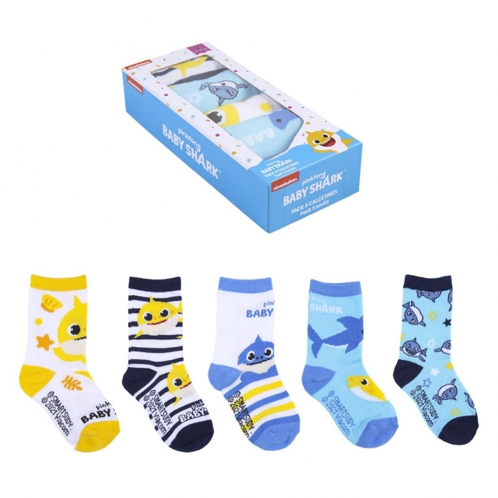 Set 5 Sosete bebe Baby Shark [9]