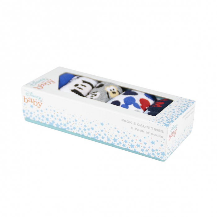 Set 5 Sosete bebe Mickey Mouse [3]