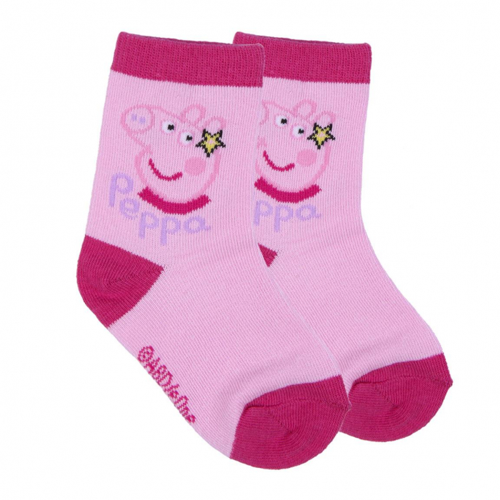 Set 5 Sosete bebe Peppa Pig,Multicolor, Marime 15/16 [6]