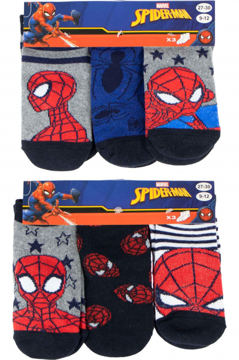 Set 6 sosete baieti Spiderman [1]