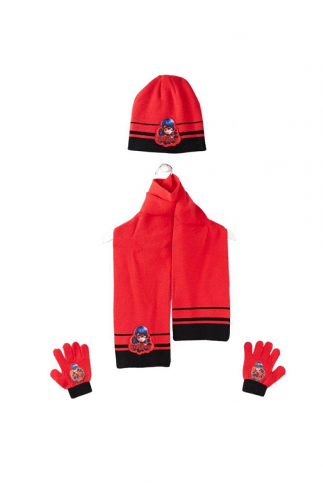Set caciula-fular-manusi Miraculous Ladybug [1]