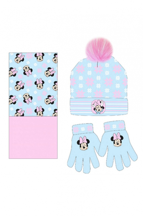 Set caciula-fular-manusi Minnie Mouse [1]